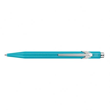 Długopis CARAN D'ACHE 849 Colormat-X, M, turkusowy