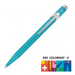 Długopis CARAN D'ACHE 849 Colormat-X, M, turkusowy
