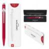Długopis CARAN D'ACHE 849 Colormat-X, M, w pudełku, czerwony