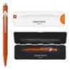 Długopis CARAN D'ACHE 849 Colormat-X, M, w pudełku, pomarańczowy