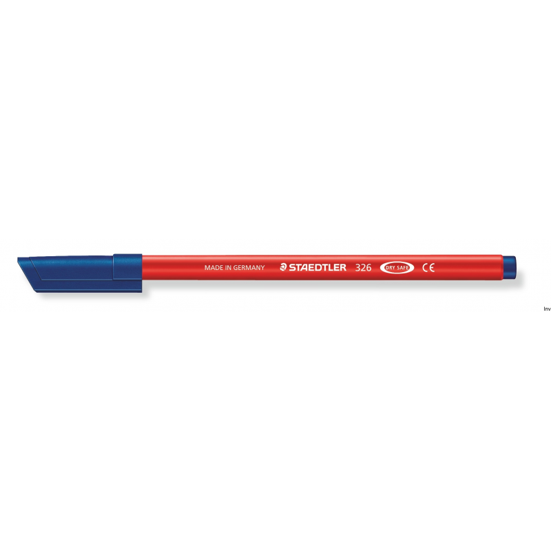 Flamaster Staedtler 326-2 M czerwony, zmywalny, atrament na bazie wody, grubość linii 1 mm