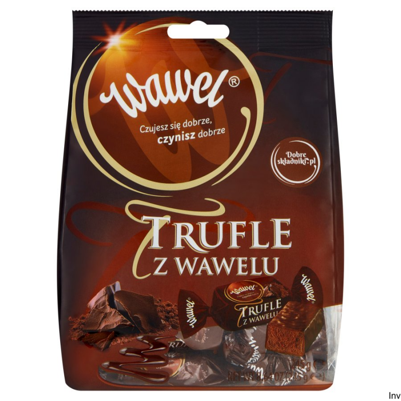 Cukierki Trufle rumowe w czekoladzie 245g WAWEL
