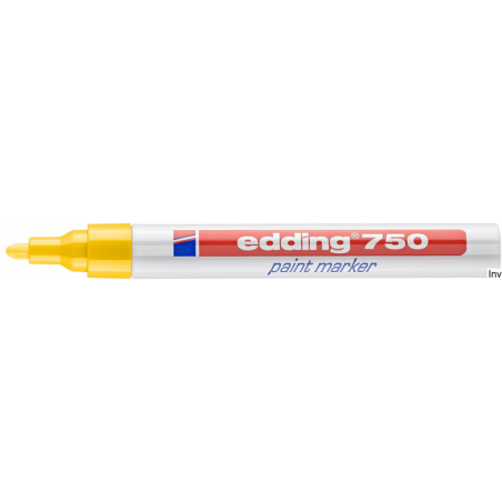 Edding Marker olejowy 750 żółty 2-4mm końcówka okrągła