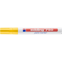 Edding Marker olejowy 750 żółty 2-4mm końcówka okrągła