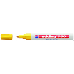 Edding Marker olejowy 750 żółty 2-4mm końcówka okrągła