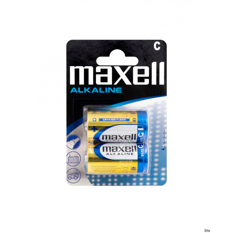 Bateria alkaliczna MAXELL LR14 C 2 sztuki do urządzeń domowych