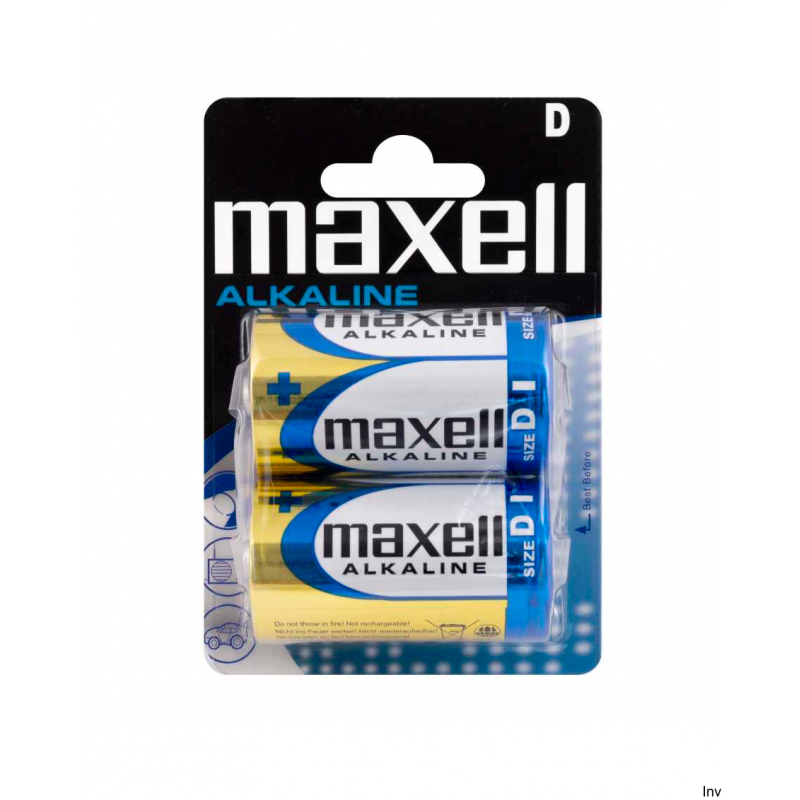 Bateria alkaliczna MAXELL LR20 D (2 sztuki) do urządzeń codziennego użytku