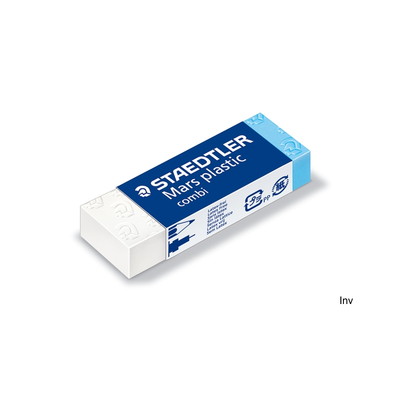 Gumka techniczna Staedtler COMBI 526 508 do grafitu i tuszu, niebieska, Premium, 1 sztuka
