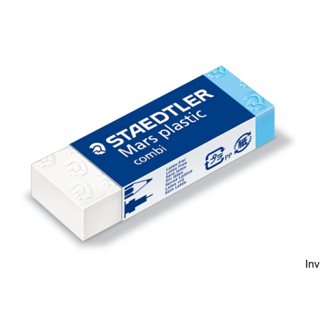 Gumka techniczna Staedtler COMBI 526 508 do grafitu i tuszu, niebieska, Premium, 1 sztuka