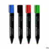 Marker STAEDTLER LUMOCOLOR 350-3 niebieski permanentny ścięty, wodoodporny, 10 sztuk