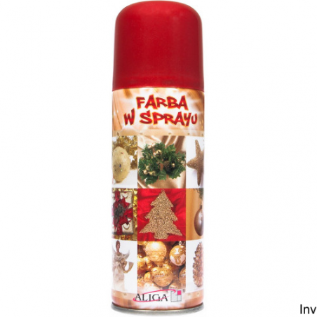 Farba w sprayu FS-100 czerwona 400 ml Aliga