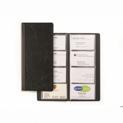 Wizytownik Durable 2380-01 czarny na 96 wizytówek 57 x 90 mm, wymiary 253 x 115 mm