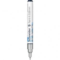 Marker metaliczny SCHNEIDER Paint-It 010, 0,8 mm, srebrny metalik