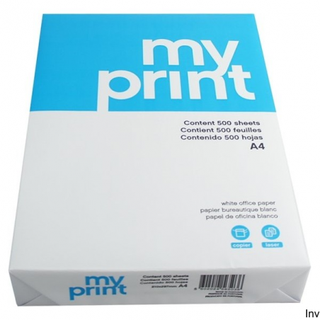 Papier A4 My Print 80 g/m2 biały 500 arkuszy do drukarek atramentowych i laserowych