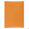 Teczka Dox z gumką pomarańczowa A4 300gsm 3-skrzydłowa