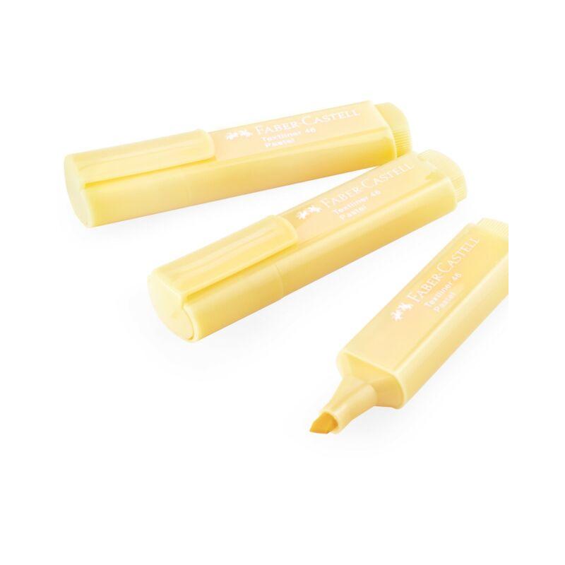 Zakreślacz Faber-Castell 1546 pastelowy żółty 154667