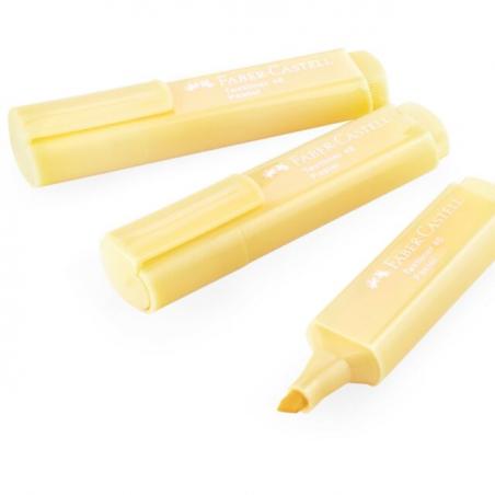 Zakreślacz Faber-Castell 1546 pastelowy żółty 154667