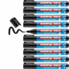 Marker Edding do flipchartów ścięty 1-5 mm czarny z tuszem na bazie wody