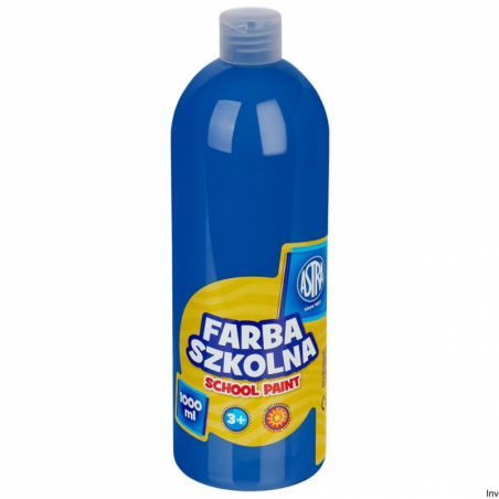 Farba szkolna Astra 1000 ml - ciemny niebieski