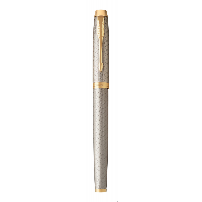 Parker Pióro wieczne IM Premium Warm Grey GT 1931684 w opakowaniu prezentowym