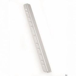 Grzbiety zaciskowe Durable A4 do 30 kartek przezroczyste 50 sztuk z listwą do segregatora