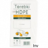Torebki HDPE Argus 14x4x26 cm przezroczyste, 1000 sztuk
