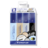 Zakreślacz Staedtler Classic VINTAGE 4 kolory, atrament pigmentowy, grubość linii 1-5 mm, 10 sztuk w opakowaniu