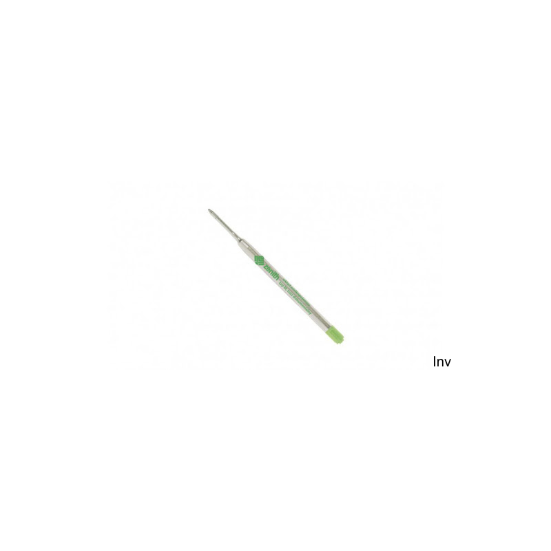 Wkład wielkopojemny Zenith 4, zielony, 20 sztuk, tusz dokumentalny, średnica kulki 0,8 mm