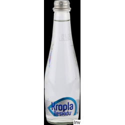 Woda KROPLA BESKIDU niegazowana 0.33L butelka szklana zgrzewka 24 szt. - 1
