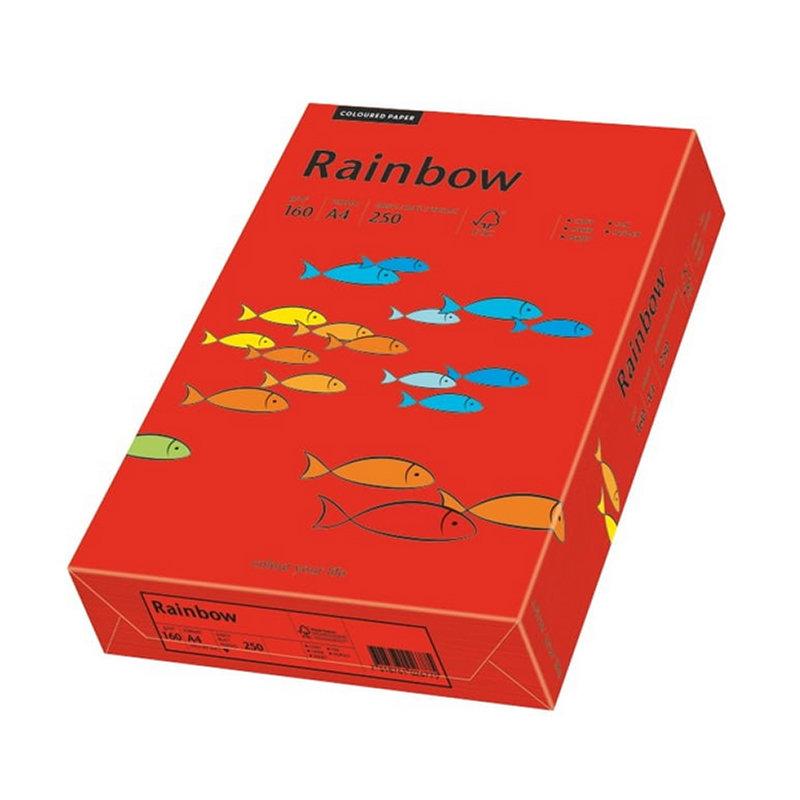 Papier Xero A4 160g czerwony R28 Rainbow