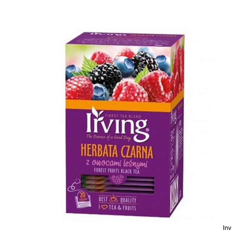 Herbata czarna IRVING owoce leśne 20 kopert 1,5 g