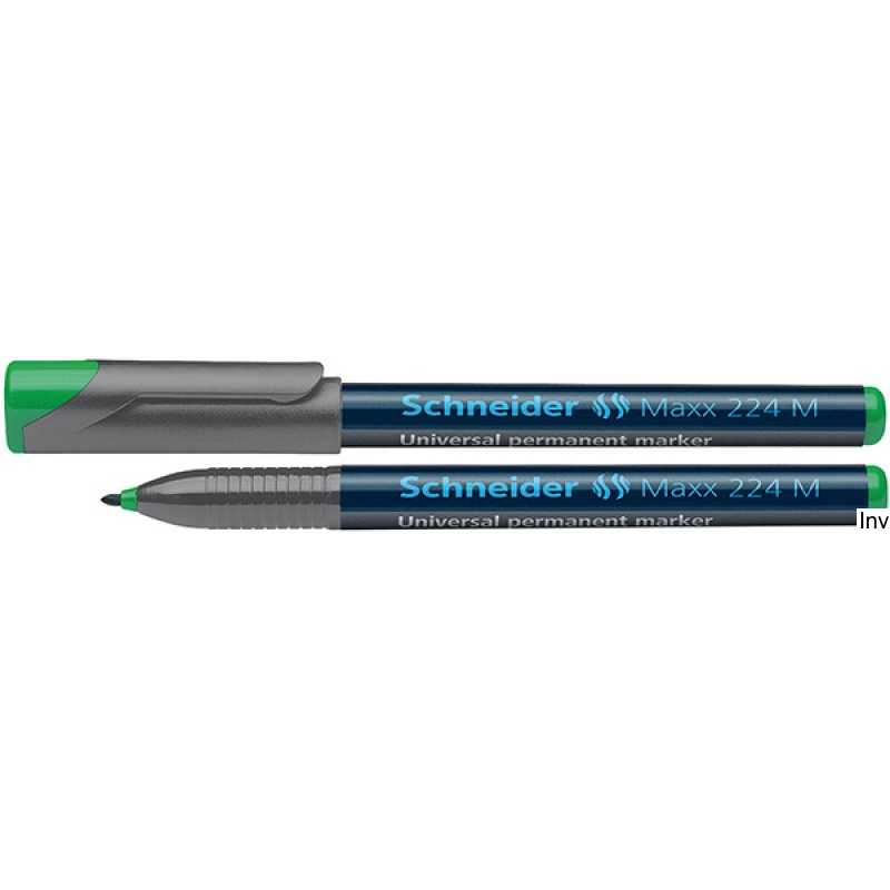 Marker permanentny Schneider Maxx 224, 1,0 mm, czarny, do folii, plastiku, szkła, metalu
