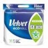 Papier toaletowy VELVET Delikatnie Biały, Ecoroll, 3-warstwowy, 300 listków, 4szt., biały