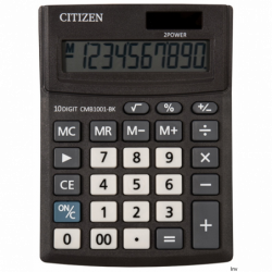 Kalkulator biurowy CITIZEN CMB1001-BK Business Line, 10-cyfrowy, 137x102mm, czarny