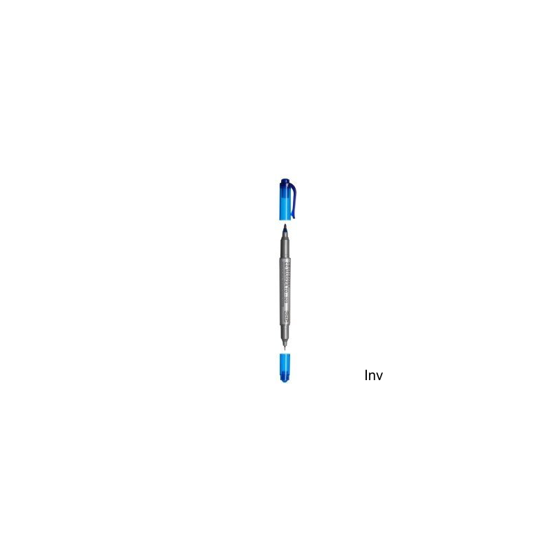 Pisak do CD Toma, dwustronny, końcówki 0,5mm i 0,8mm, niebieski, wodoodporny