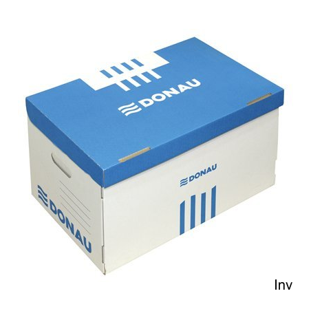 Pudło archiwizacyjne Donau 522x351x305mm, trójwarstwowa tektura, 440g/m², na 6 pudełek 80mm lub 4 pudełka 120mm