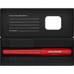 KAWECO X MOLESKINE pióro kulkowe, czerwone