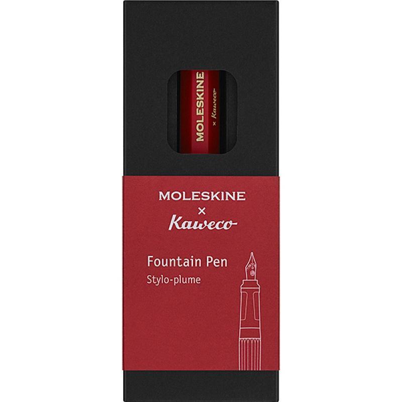 KAWECO X MOLESKINE pióro wieczne, M, czerwone