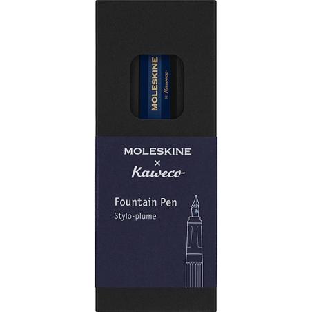 KAWECO X MOLESKINE pióro wieczne, M, niebieskie
