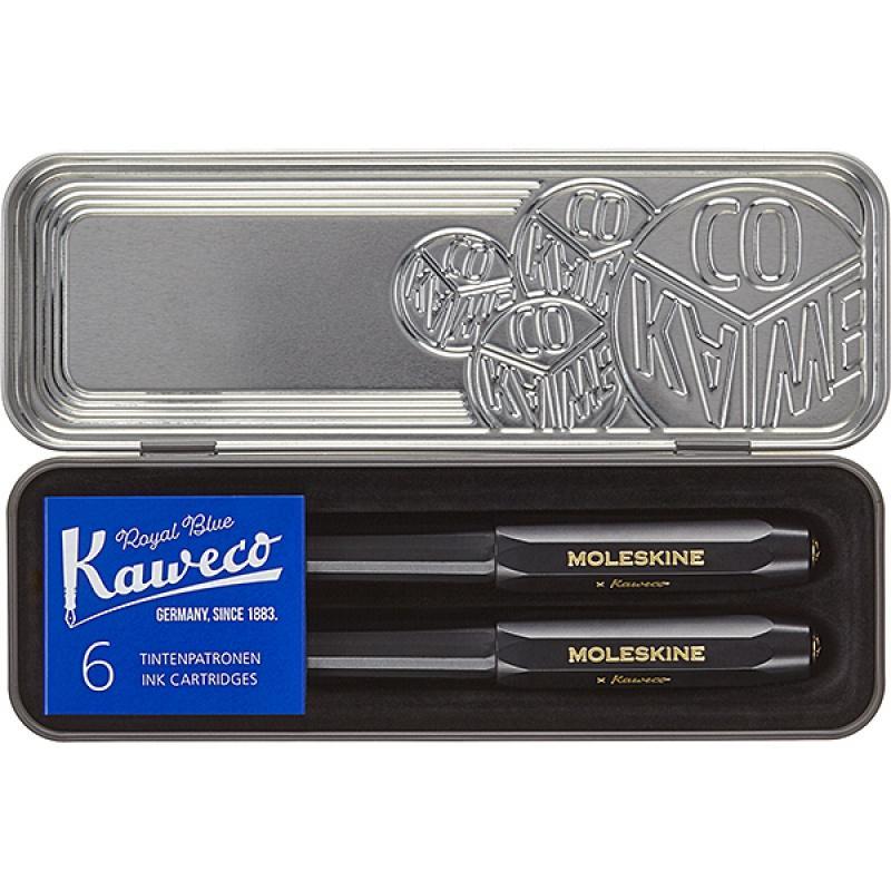 KAWECO X MOLESKINE zestaw prezentowy, czarny