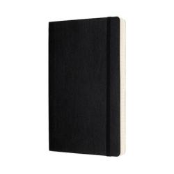 Notes MOLESKINE Classic L (13x21cm), w kratkę, miękka oprawa, 400 stron, czarny