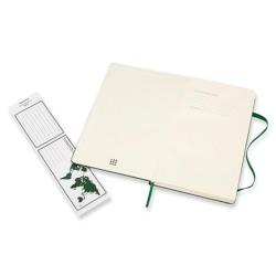 Notes MOLESKINE Classic L (13x21cm), w kratkę, twarda oprawa, myrtle green, 240 stron, zielony
