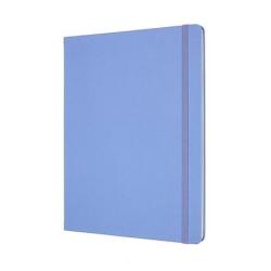 Notes MOLESKINE Classic XL (19x25 cm), gładki, twarda oprawa, hydrangea blue, 192 strony, niebieski