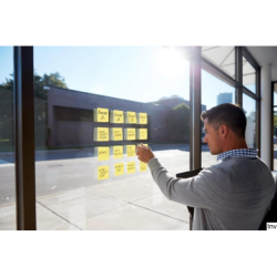 Bloczek samoprzylepny Post-It 3M, 76x76 mm, żółty, 20 sztuk (16+4), gramatura 70 g/m²
