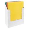 PAKIET Teczka z gumką OFFICE PRODUCTS Fluo, karton/lakier, A4, 300gsm, 3-skrz., mix kolorów