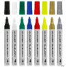 Marker olejowy Toma ECONOMY, fibrowa końcówka 2,5 mm, niebieski TO-420
