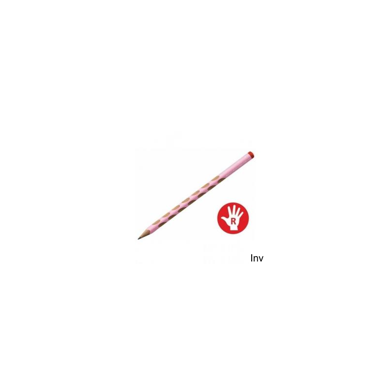 Ołówek Stabilo EASYgraph HB dla praworęcznych różowy pastelowy 322/16-HB-6 ergonomiczny trójkątny