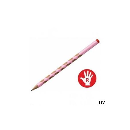 Ołówek Stabilo EASYgraph HB dla praworęcznych różowy pastelowy 322/16-HB-6 ergonomiczny trójkątny