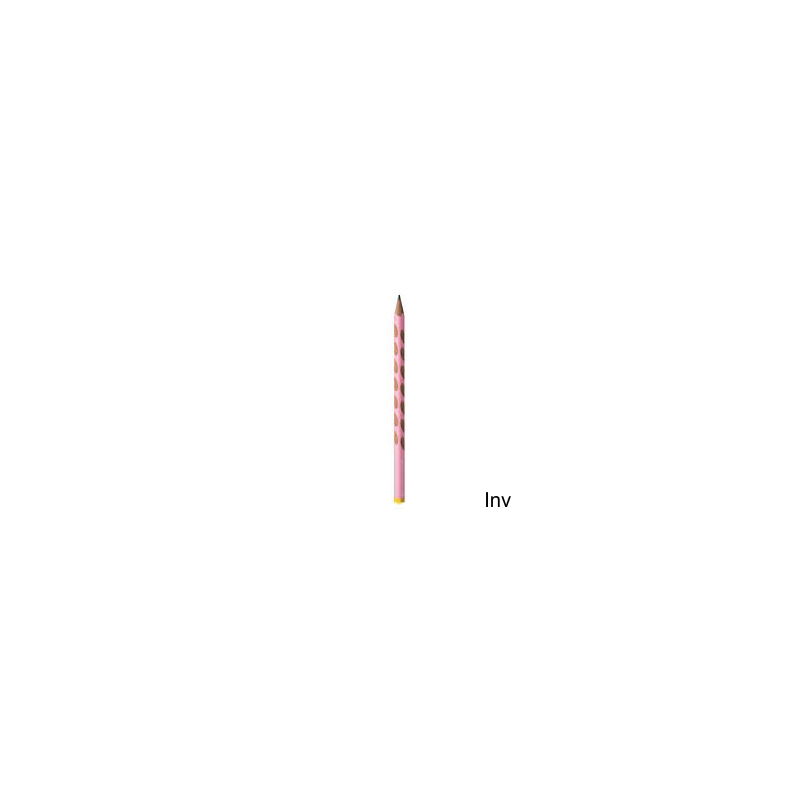 Ołówek Stabilo EASYgraph dla leworęcznych, różowy pastelowy, HB, ergonomiczny, trójkątny, 321/16-HB-6