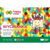 Blok wycinanka A4 10 arkuszy 100 g kolorowy Happy Color